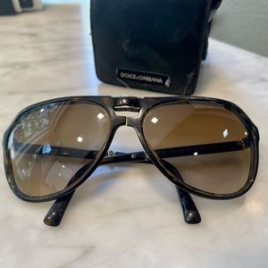 Dolce & Gabbana folding aviator sunglasses